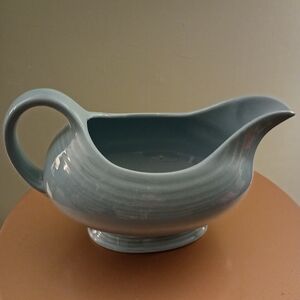 Fiesta Ware  HLC, Gravy Sauceboat, Sky Blue, Made In USA, No Callouts